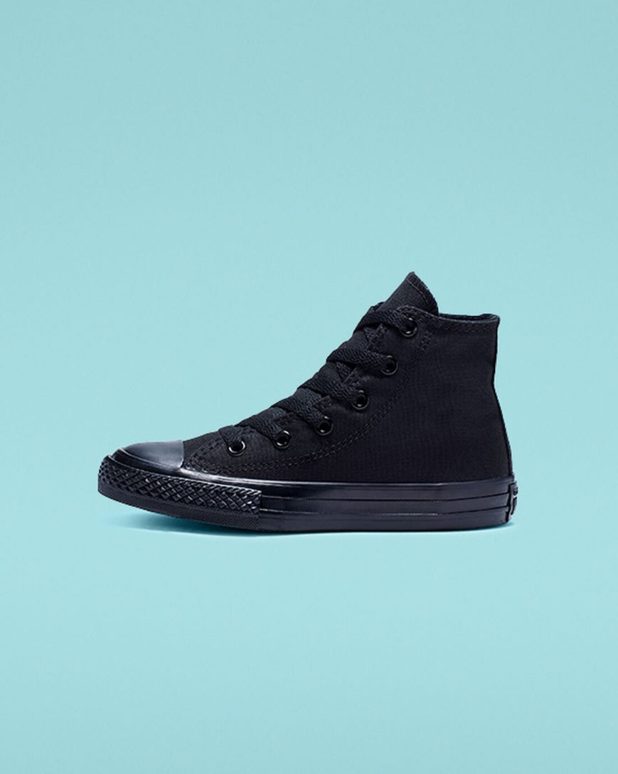 Tenisi Inalti Fete Converse Chuck Taylor All Star Clasici Negrii | RO TQHRP459